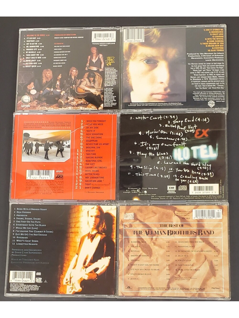 6 Classic Rock CDs - Guns N' Roses, Van Morrison, INXS, David Gogo+ VG - Picture 2 of 6
